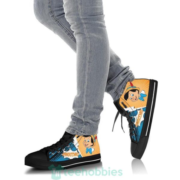 pinocchio sneakers high top shoes fan gift idea 5 UR6x9 600x600px Pinocchio Sneakers High Top Shoes Fan Gift Idea