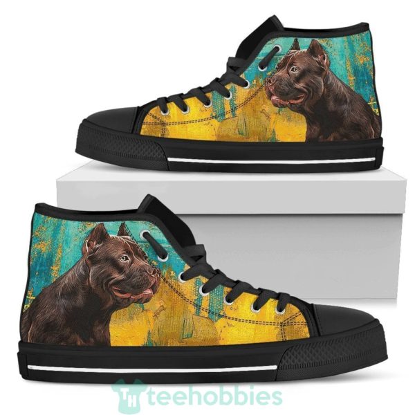 pit bull dog sneakers bully high top shoes 2 NlSwh 600x600px Pit Bull Dog Sneakers Bully High Top Shoes