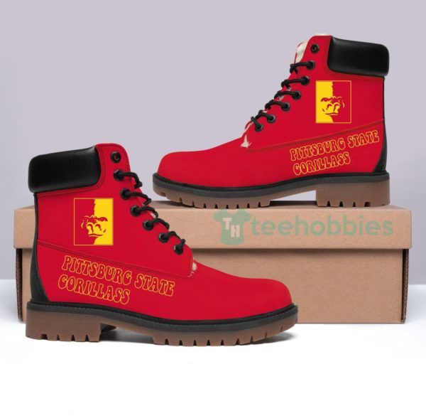 pittsburg state gorillas football winter leather boots 1 EwJ2Q 600x585px Pittsburg State Gorillas Football Winter Leather Boots