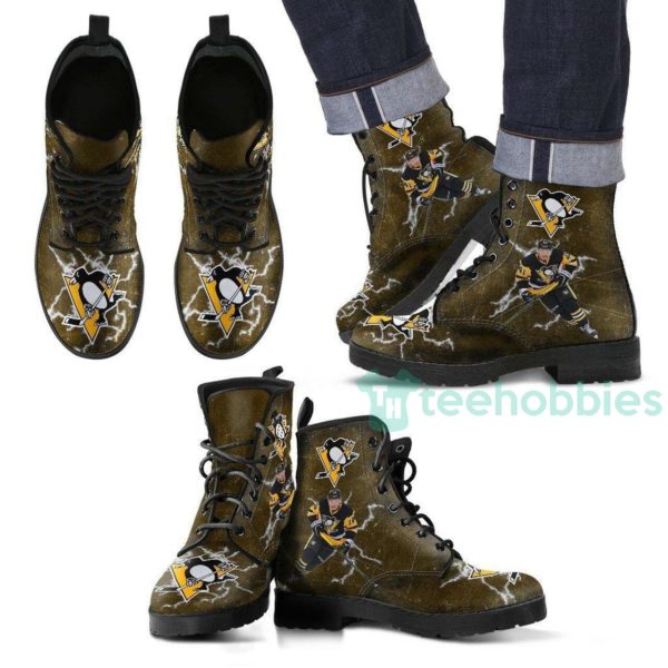 pittsburgh penguins leather boots shoes 1 vuYXP 600x600px Pittsburgh Penguins Leather Boots Shoes