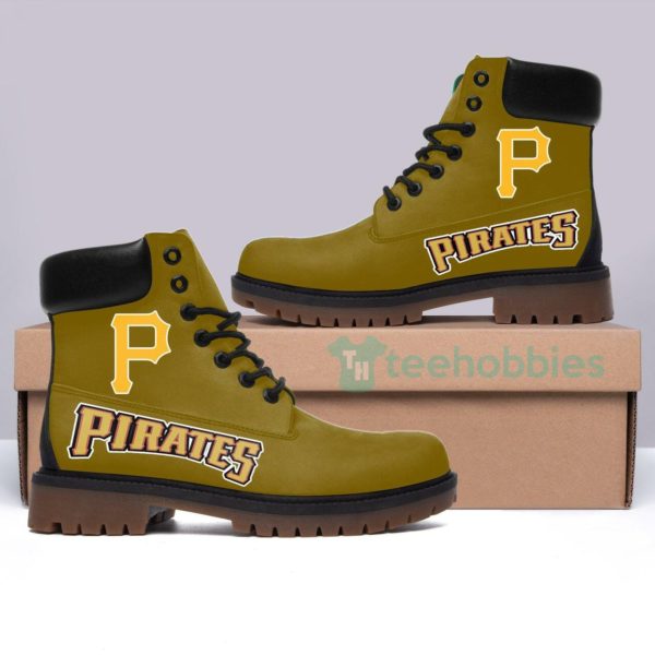 pittsburgh pirates baseball winter leather boots 1 X5OSo 600x600px Pittsburgh Pirates Baseball Winter Leather Boots