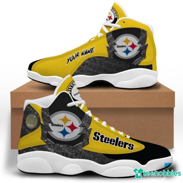 pittsburgh steelers air jordan 13 sneakers shoes custom name personalized gifts 2 HoC0Z 600x600px Pittsburgh Steelers Air Jordan 13 Sneakers Shoes Custom Name Personalized Gifts