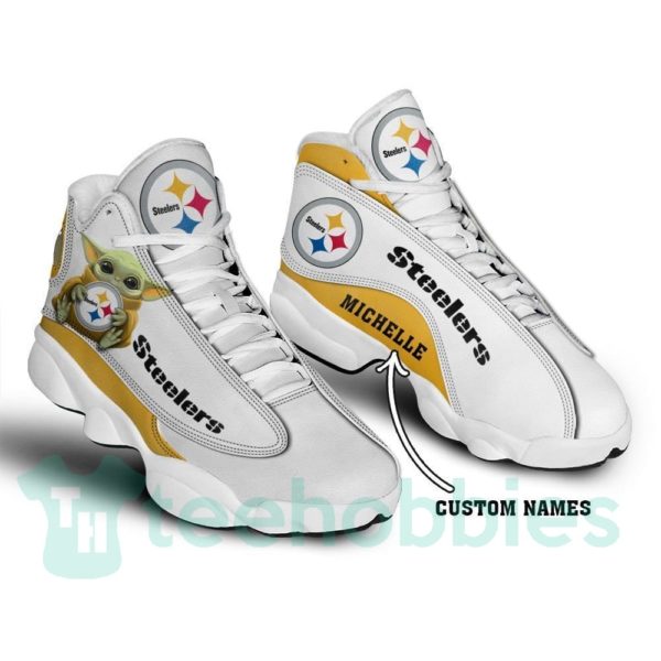 pittsburgh steelers grogu baby yoda custom name air jordan 13 unisex shoes 2 UsYGu 600x600px Pittsburgh Steelers Grogu Baby Yoda Custom Name Air Jordan 13 Unisex Shoes