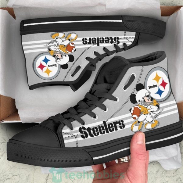 pittsburgh steelers sneakers high top shoes fan gift 1 J6OKE 600x600px Pittsburgh Steelers Sneakers High Top Shoes Fan Gift