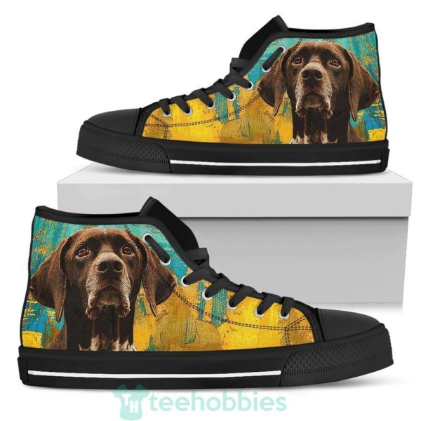 pointer dog sneakers colorful high top shoes 2 elmUM 600x600px Pointer Dog Sneakers Colorful High Top Shoes