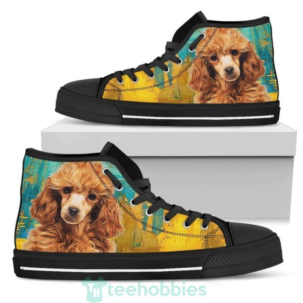 poodle dog sneakers colorful high top shoes 2 Hf5aO 600x600px Poodle Dog Sneakers Colorful High Top Shoes