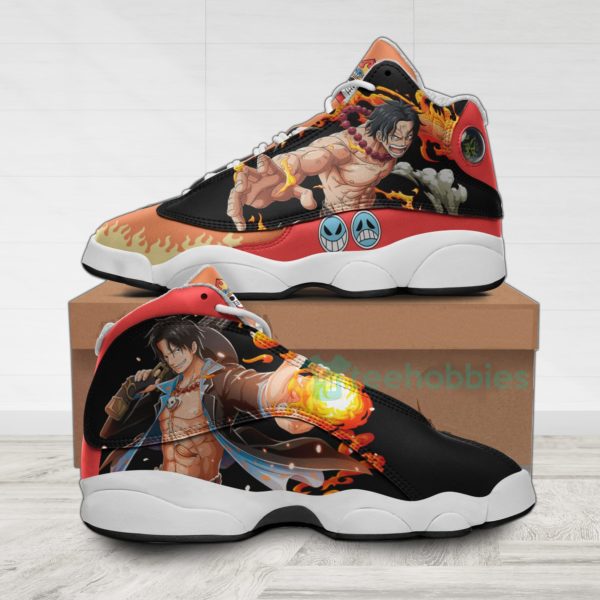 portgas d ace custom one piece anime air jordan 13 shoes 1 pNCbY 600x600px Portgas D Ace Custom One Piece Anime Air Jordan 13 Shoes