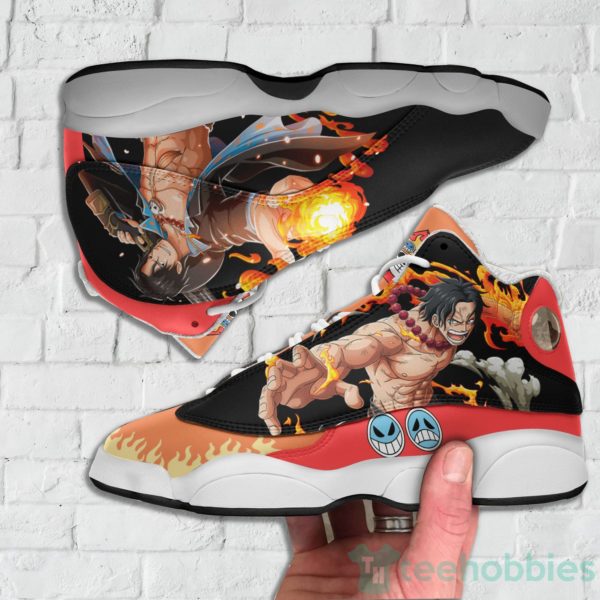 portgas d ace custom one piece anime air jordan 13 shoes 3 6BXTw 600x600px Portgas D Ace Custom One Piece Anime Air Jordan 13 Shoes