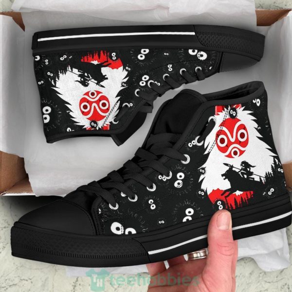 princess mononoke ghibli high top shoes fan gift 2 GoVtB 600x600px Princess Mononoke Ghibli High Top Shoes Fan Gift