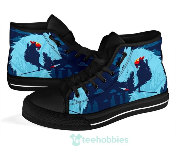 princess mononoke high top shoes anime fan gift 1 4FRqq 600x500px Princess Mononoke High Top Shoes Anime Fan Gift