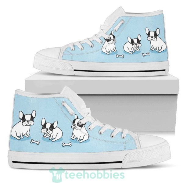 puppy french bulldog sneakers high top shoes 2 GwERx 600x600px Puppy French Bulldog Sneakers High Top Shoes