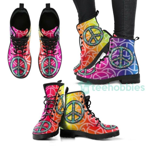 purple peace handcrafted leather boots shoes 1 Xr2O3 600x600px Purple Peace Handcrafted Leather Boots Shoes