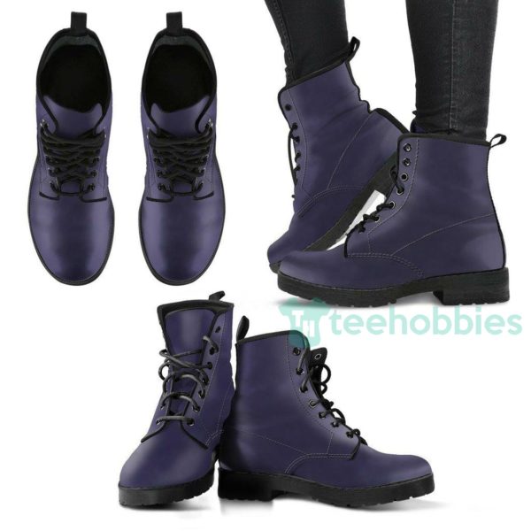 purple rain leather boots shoes 1 hLibu 600x600px Purple Rain Leather Boots Shoes