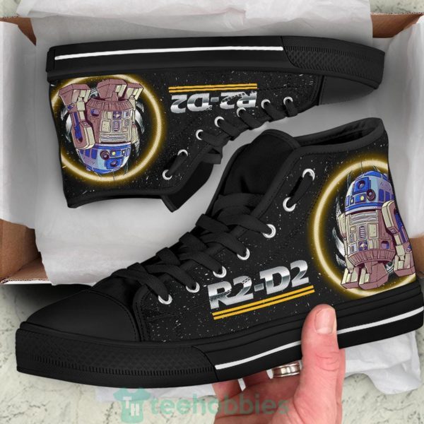 r2 d2 sneakers high top shoes fan gift 2 8k65Z 600x600px R2 D2 Sneakers High Top Shoes Fan Gift