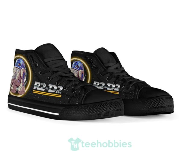r2 d2 sneakers high top shoes fan gift 3 SHJTS 600x500px R2 D2 Sneakers High Top Shoes Fan Gift