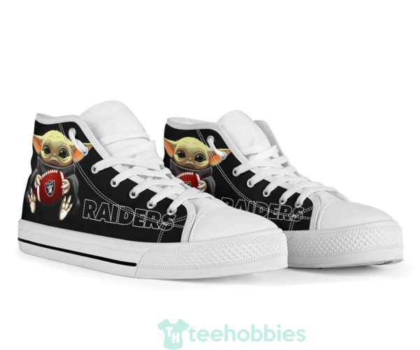 raiders sneakers cute baby yoda high top shoes 4 ocmO4 600x500px Raiders Sneakers Cute Baby Yoda High Top Shoes