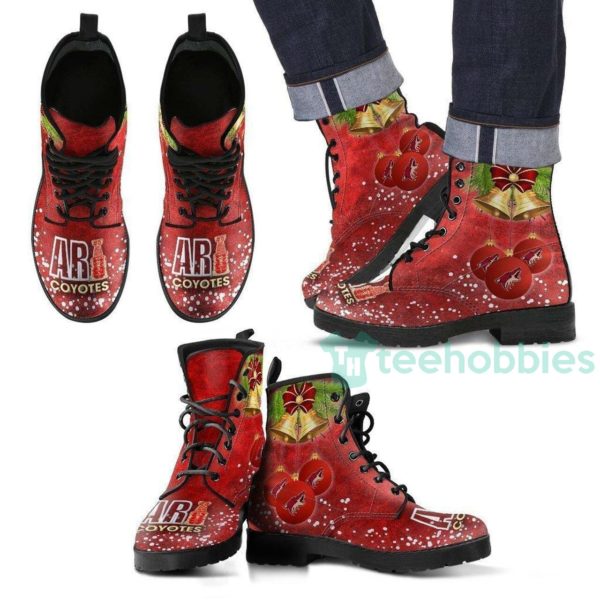 red arizona coyotes leather boots shoes 1 gVZVS 600x600px Red Arizona Coyotes Leather Boots Shoes