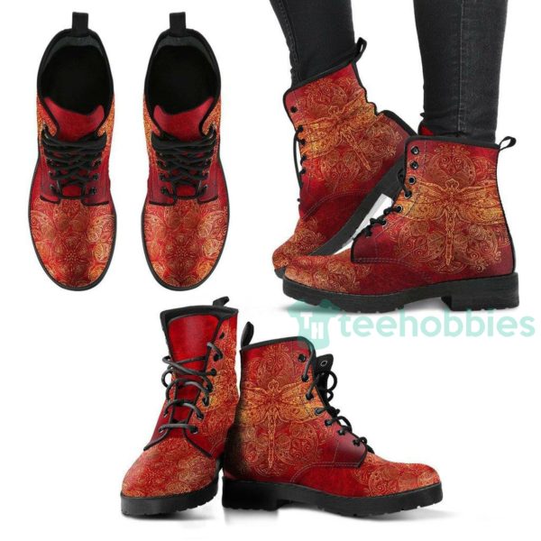 red dragonfly handcrafted leather boots shoes 1 zL3bC 600x600px Red Dragonfly Handcrafted Leather Boots Shoes