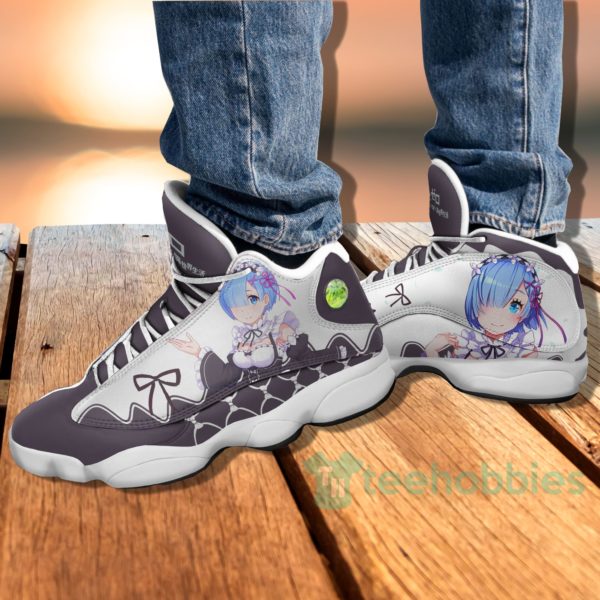rem custom re zero anime air jordan 13 shoes 4 p7b9y 600x600px Rem Custom Re Zero Anime Air Jordan 13 Shoes