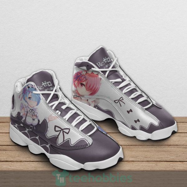 rem x ram custom re zero anime air jordan 13 shoes 2 Qf7Dr 600x600px Rem x Ram Custom Re Zero Anime Air Jordan 13 Shoes