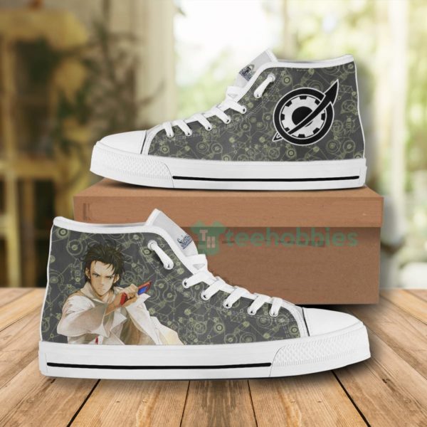 rintaro okabe high top canvas shoes custom steinsgate 1 CscQn 600x600px Rintaro Okabe High Top Canvas Shoes Custom SteinsGate