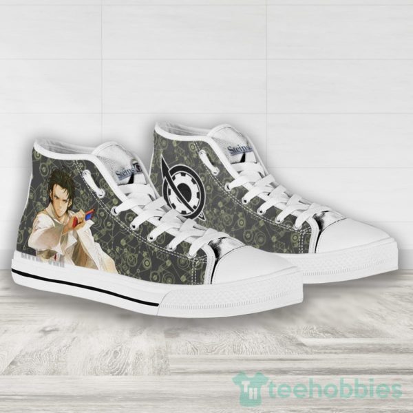 rintaro okabe high top canvas shoes custom steinsgate 4 3CEVv 600x600px Rintaro Okabe High Top Canvas Shoes Custom SteinsGate