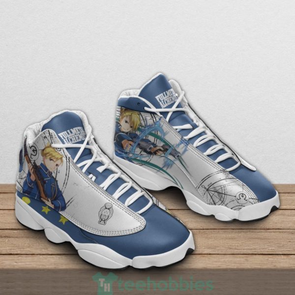 riza hawkeye custom anime fullmetal alchemist air jordan 13 shoes 2 G7wmh 600x600px Riza Hawkeye Custom Anime Fullmetal Alchemist Air Jordan 13 Shoes