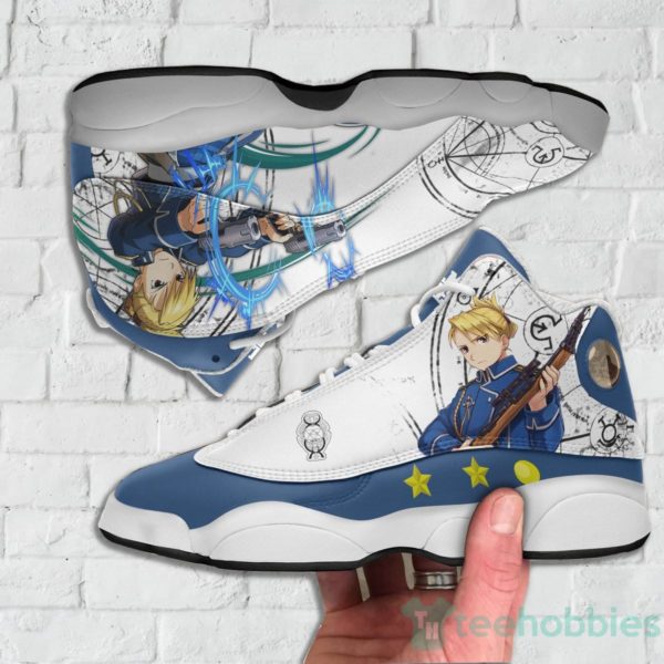 riza hawkeye custom anime fullmetal alchemist air jordan 13 shoes 4 FlJ0g 600x600px Riza Hawkeye Custom Anime Fullmetal Alchemist Air Jordan 13 Shoes