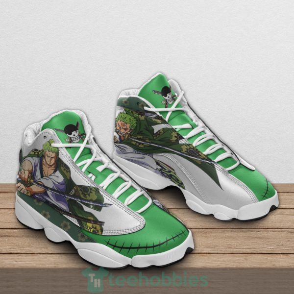 roronoa zoro custom one piece anime air jordan 13 shoes 2 E9neY 600x600px Roronoa Zoro Custom One Piece Anime Air Jordan 13 Shoes