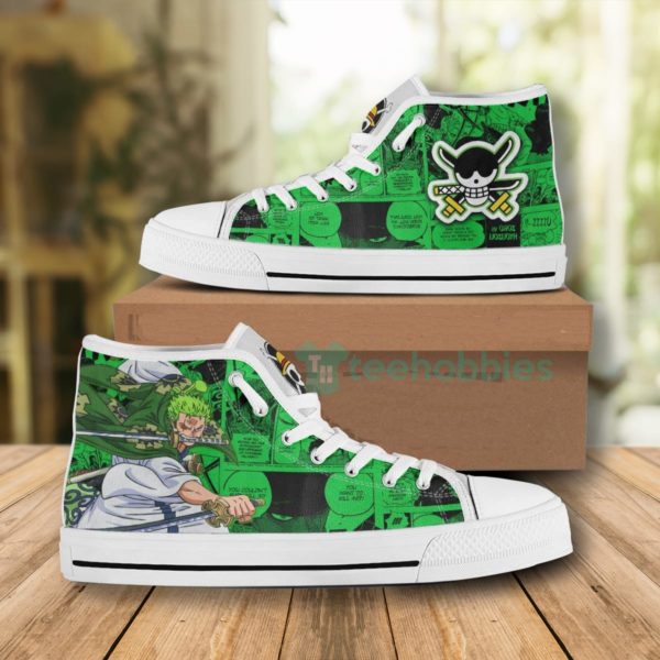 roronoa zoro high top canvas shoes 1 QsBah 600x600px Roronoa Zoro High Top Canvas Shoes