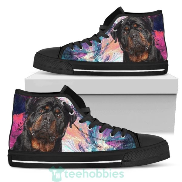 rottweiler dog sneakers colorful high top shoes 2 DvGlz 600x600px Rottweiler Dog Sneakers Colorful High Top Shoes