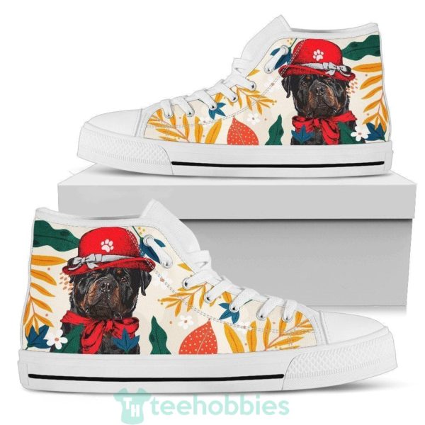rottweiler dog sneakers high top shoes funny 2 2sb82 600x600px Rottweiler Dog Sneakers High Top Shoes Funny