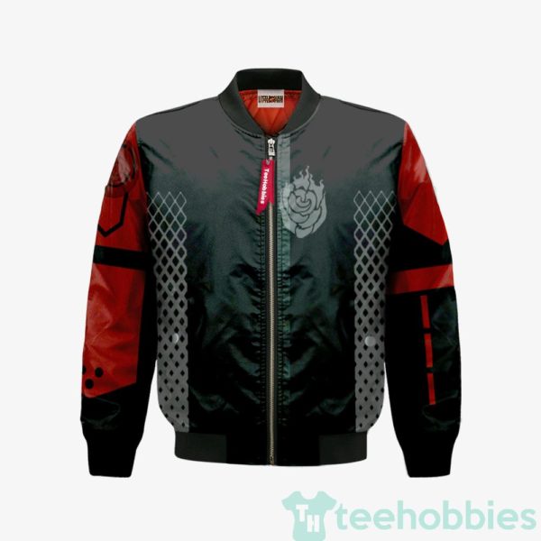 ruby rose custom rwby cosplay bomber jacket 1 iSn3M 600x600px Ruby Rose Custom RWBY Cosplay Bomber Jacket