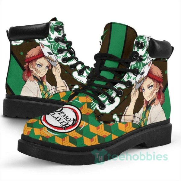 sabito cartoon character leather boots men women shoes 1 pa60Q 600x600px Sabito Cartoon Character Leather Boots Men Women Shoes
