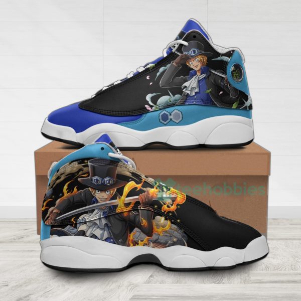 sabo custom one piece anime air jordan 13 shoes 1 40MLf 600x600px Sabo Custom One Piece Anime Air Jordan 13 Shoes