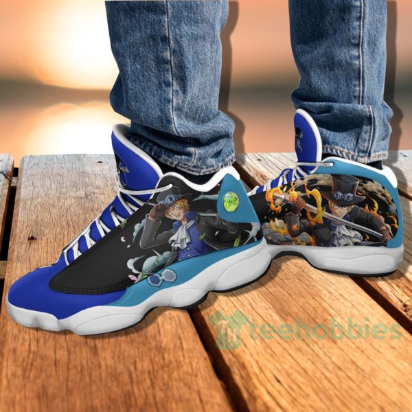 sabo custom one piece anime air jordan 13 shoes 4 y6mcH 600x600px Sabo Custom One Piece Anime Air Jordan 13 Shoes