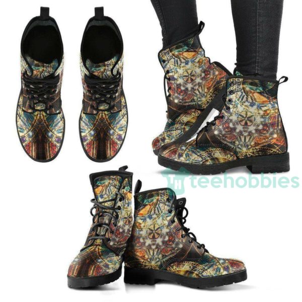 sacred geometry handcrafted leather boots shoes 1 4YK0Z 600x600px Sacred Geometry Handcrafted Leather Boots Shoes