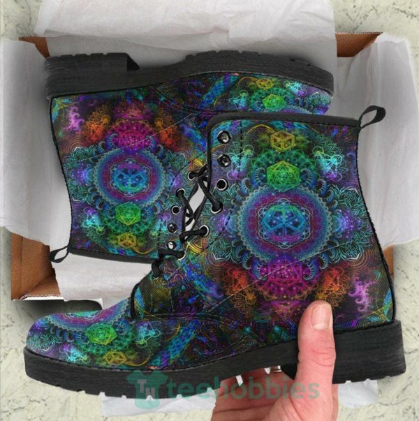 sacred geometry leather boots shoes 1 WLp4C 600x603px Sacred Geometry Leather Boots Shoes