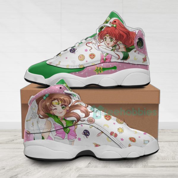 sailor jupiter custom sailor moon anime air jordan 13 shoes 1 KnXJW 600x600px Sailor Jupiter Custom Sailor Moon Anime Air Jordan 13 Shoes