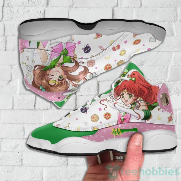 sailor jupiter custom sailor moon anime air jordan 13 shoes 3 tSfxy 600x600px Sailor Jupiter Custom Sailor Moon Anime Air Jordan 13 Shoes