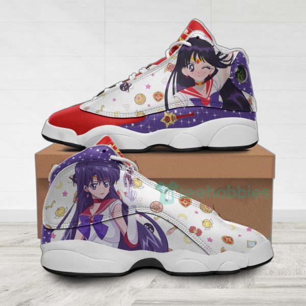 sailor mars custom sailor moon anime air jordan 13 shoes 1 u231H 600x600px Sailor Mars Custom Sailor Moon Anime Air Jordan 13 Shoes