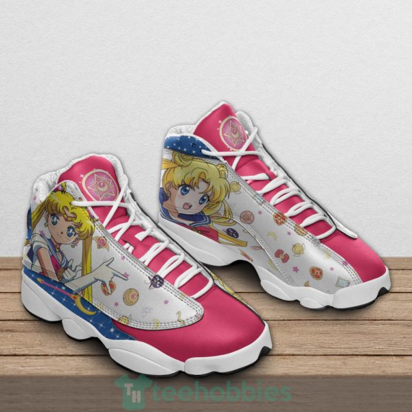 sailor moon custom usagi tsukino anime air jordan 13 shoes 2 LD7AX 600x600px Sailor Moon Custom Usagi Tsukino Anime Air Jordan 13 Shoes