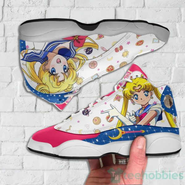 sailor moon custom usagi tsukino anime air jordan 13 shoes 3 TWEt0 600x600px Sailor Moon Custom Usagi Tsukino Anime Air Jordan 13 Shoes