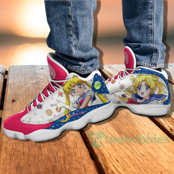 sailor moon custom usagi tsukino anime air jordan 13 shoes 4 zzTfV 600x600px Sailor Moon Custom Usagi Tsukino Anime Air Jordan 13 Shoes