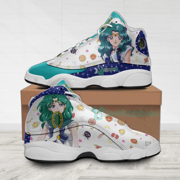 sailor neptune custom sailor moon anime air jordan 13 shoes 1 j4vrX 600x600px Sailor Neptune Custom Sailor Moon Anime Air Jordan 13 Shoes