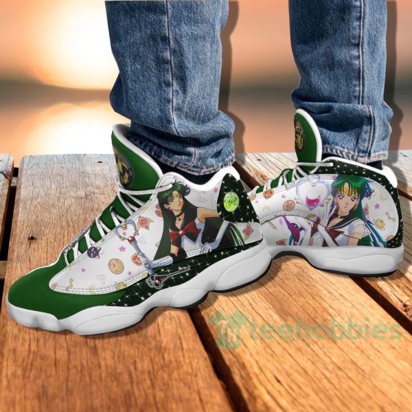 sailor pluto custom sailor moon anime air jordan 13 shoes 4 5lnj5 600x600px Sailor Pluto Custom Sailor Moon Anime Air Jordan 13 Shoes