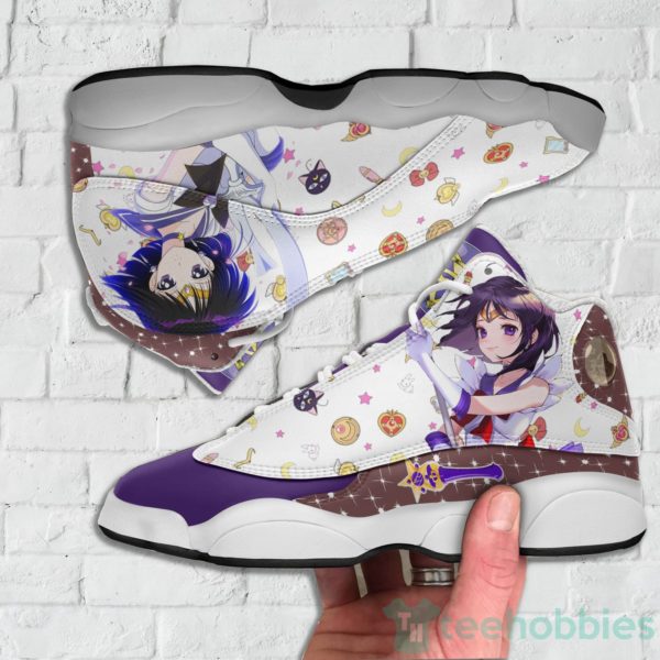 sailor saturn custom sailor moon anime air jordan 13 shoes 3 Mp6qZ 600x600px Sailor Saturn Custom Sailor Moon Anime Air Jordan 13 Shoes