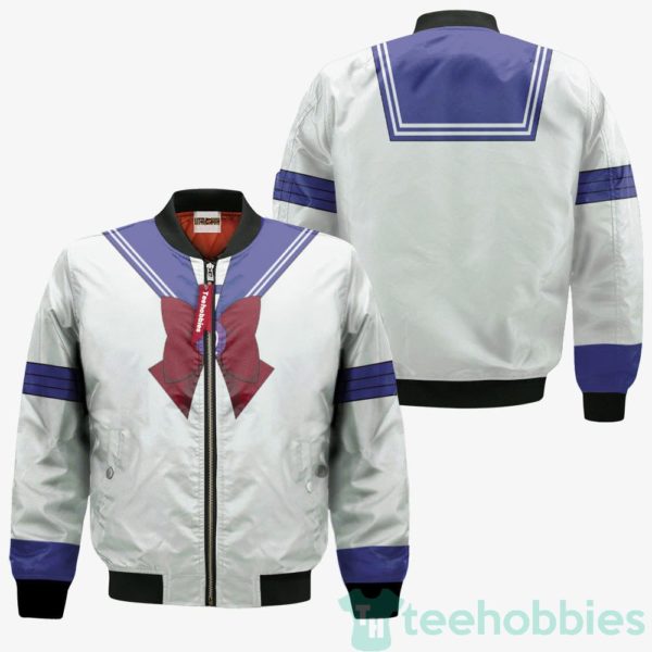 sailor saturn custom sailor moon cosplay bomber jacket 3 4LSPy 600x600px Sailor Saturn Custom Sailor Moon Cosplay Bomber Jacket