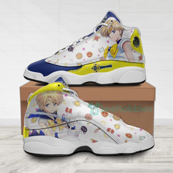 sailor uranus custom sailor moon anime air jordan 13 shoes 1 Wi7IA 600x600px Sailor Uranus Custom Sailor Moon Anime Air Jordan 13 Shoes