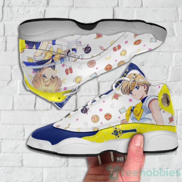 sailor uranus custom sailor moon anime air jordan 13 shoes 3 OQFr4 600x600px Sailor Uranus Custom Sailor Moon Anime Air Jordan 13 Shoes